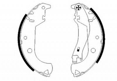 HELLA PAGID 8db355002611 -  Комплект тормозных колодок